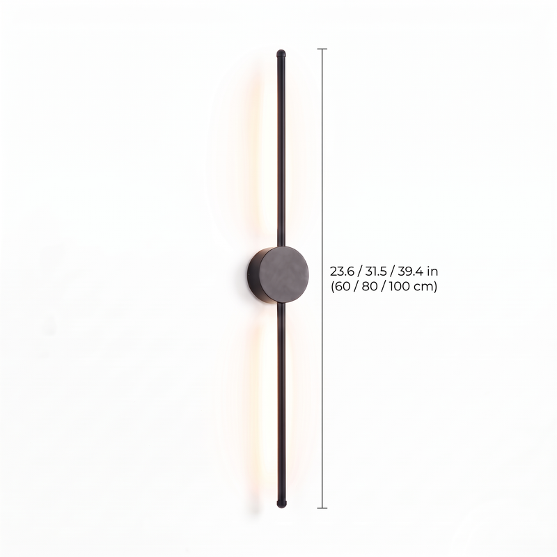 Long Bar LED Wall Light dimensions