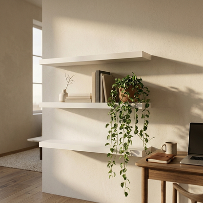 3-Tier Floating Wall Shelves Set