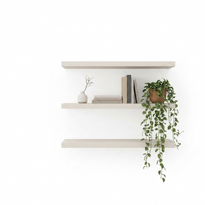 3-Tier Floating Wall Shelves Set