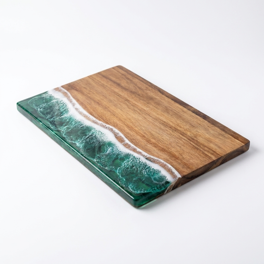 Acacia and Resin Serving Board