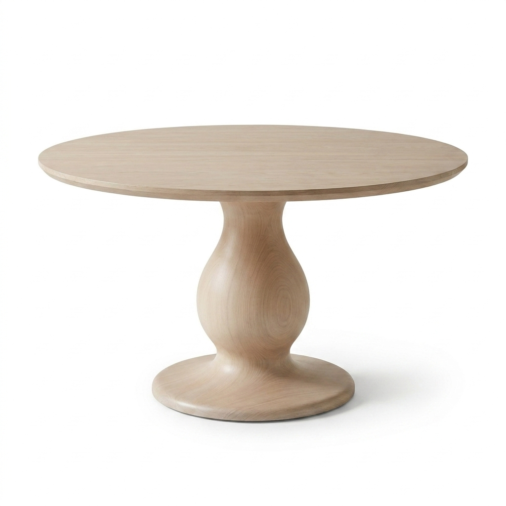 Extendable Round Dining Table 100-140 cm