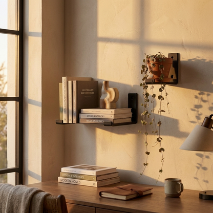 Floating Wall Bookshelf - Set of 2