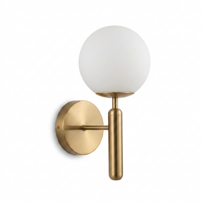 Glass Globe Wall Sconce