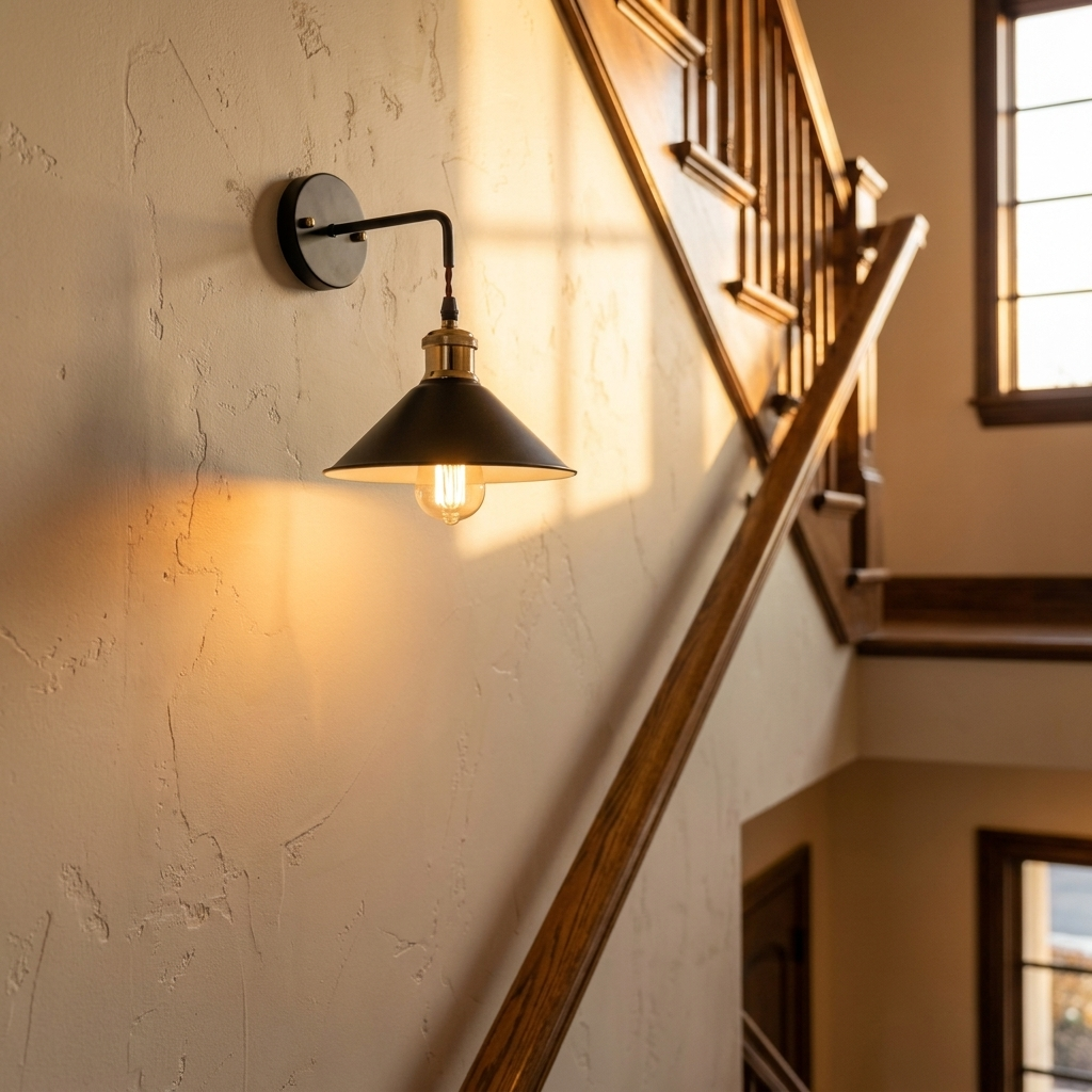 Industrial Oil-Rubbed Wall Sconce