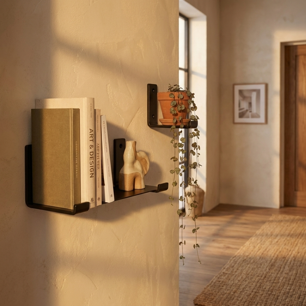Floating Wall Bookshelf - Set of 2