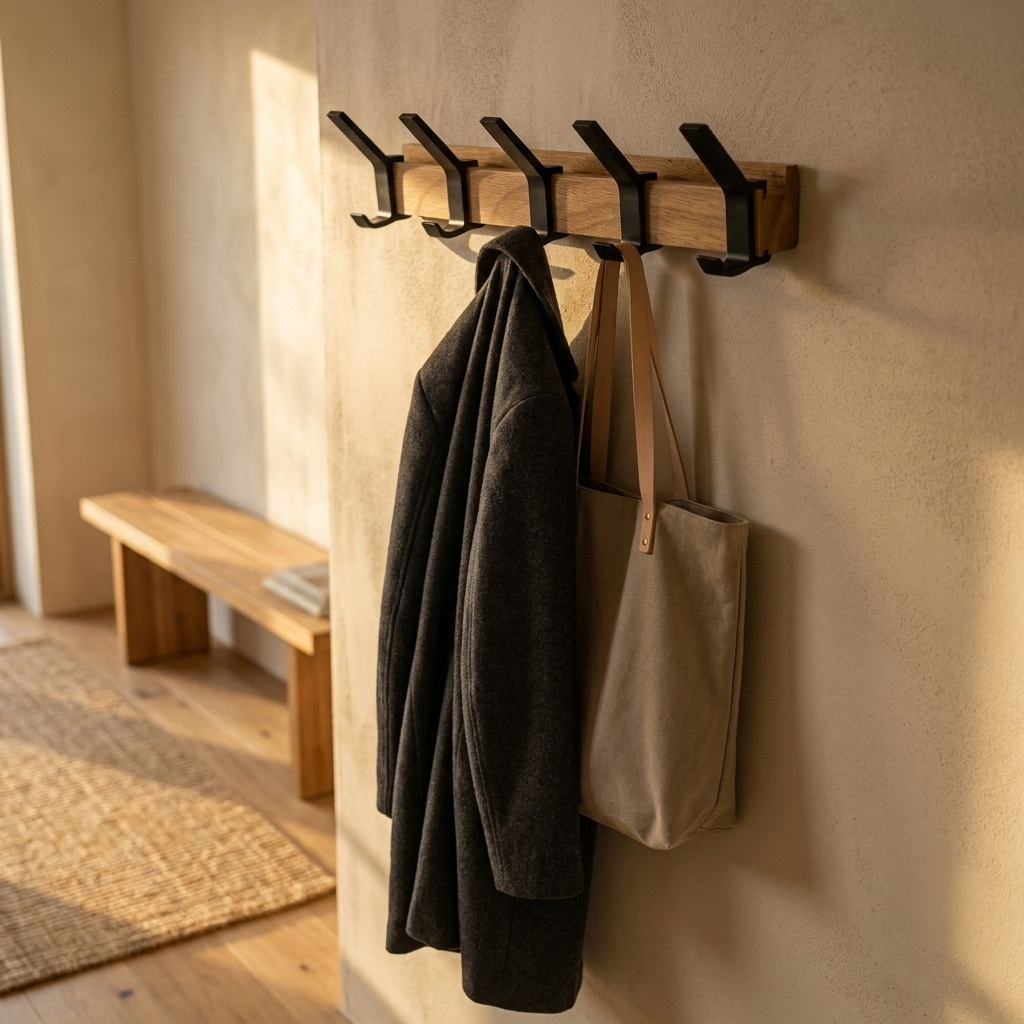 Nordic Wall-Mounted Coat Rack