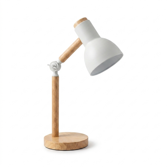 Nordic Wooden Adjustable Desk Lamp