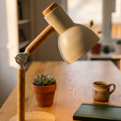 Nordic Wooden Adjustable Desk Lamp