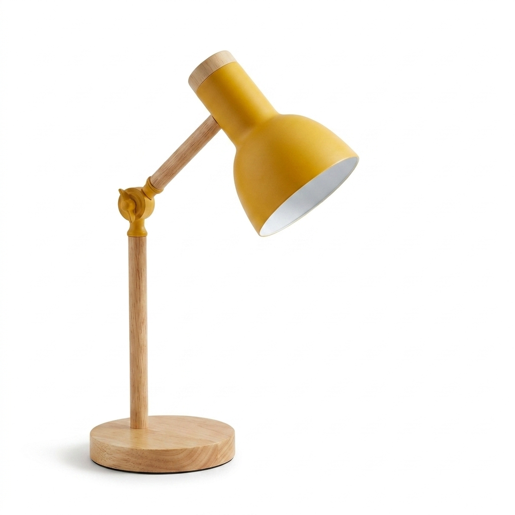 Scandinavian Wooden LED Desk Lamp