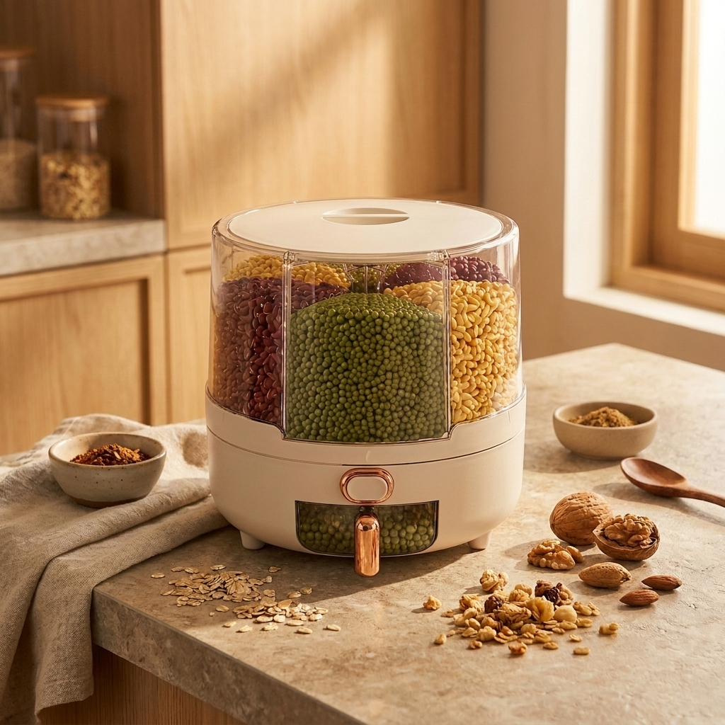 Rotating Airtight Pantry Container