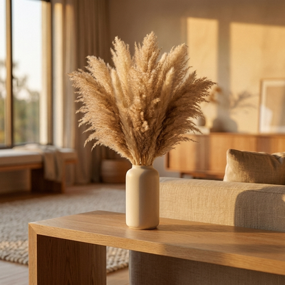 Pampas Grass Arrangement with Vase