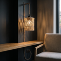Woven Rattan Plug-In Pendant Light - lifestyle