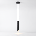 Slim Cylinder Pendant Light on white background