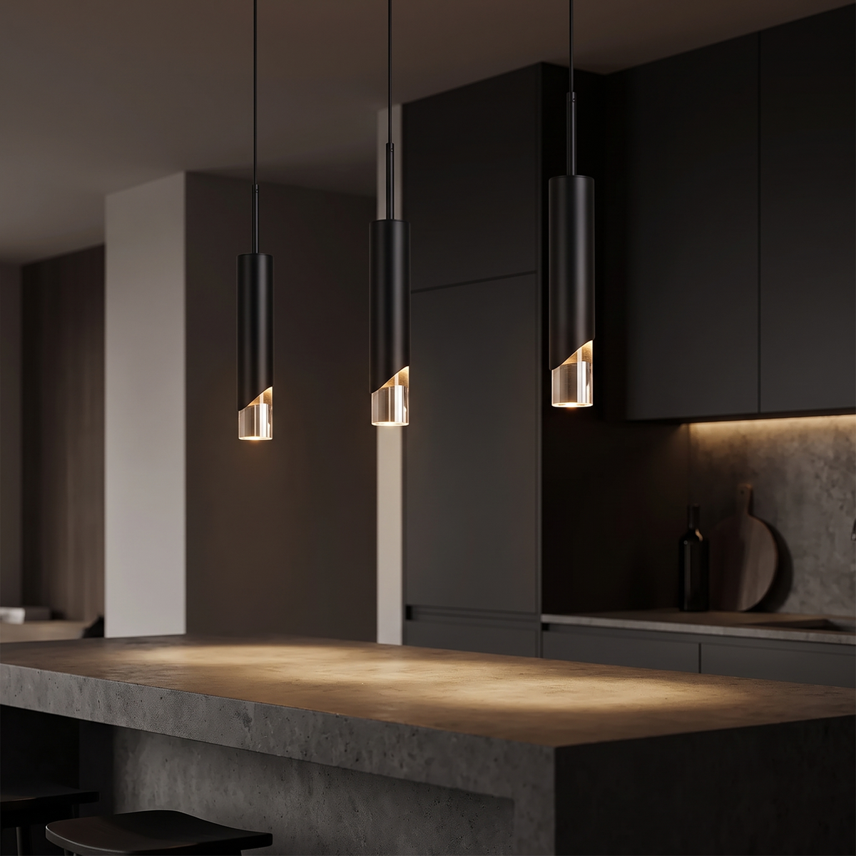 Slim Cylinder Pendant Light lifestyle 1