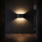 Curved Panel Up & Down Wall Light lifestyle 2
