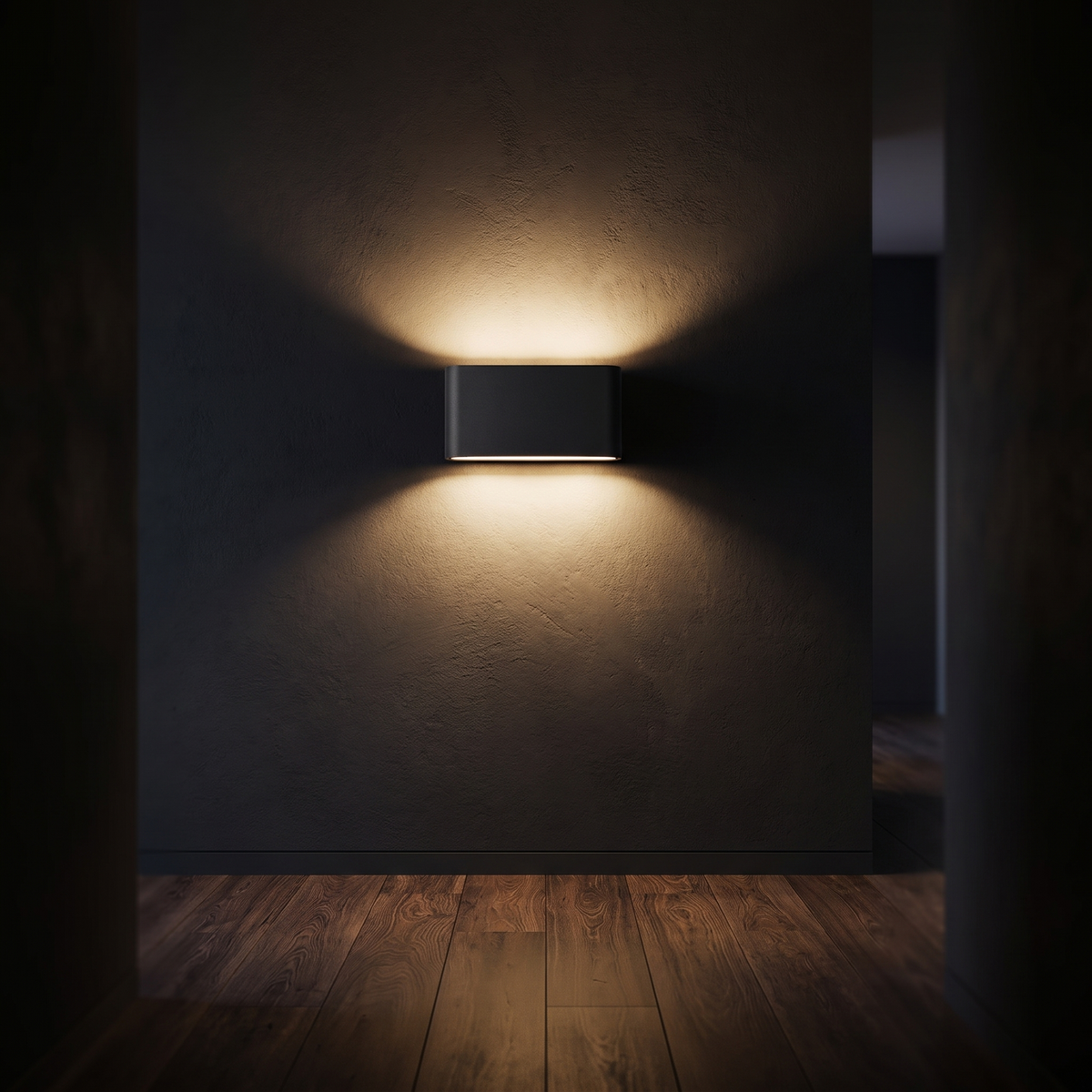 Curved Panel Up & Down Wall Light lifestyle 2