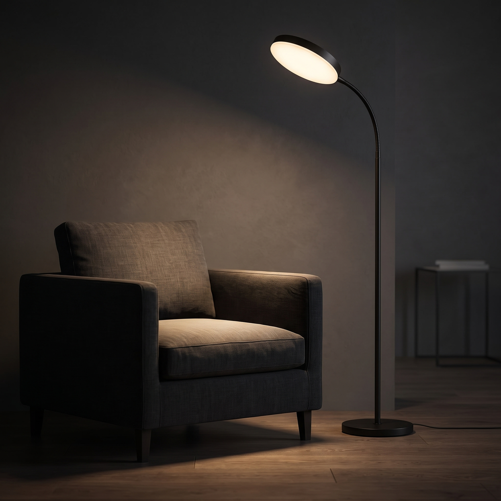 Gooseneck Reading Floor Lamp lifestyle 1