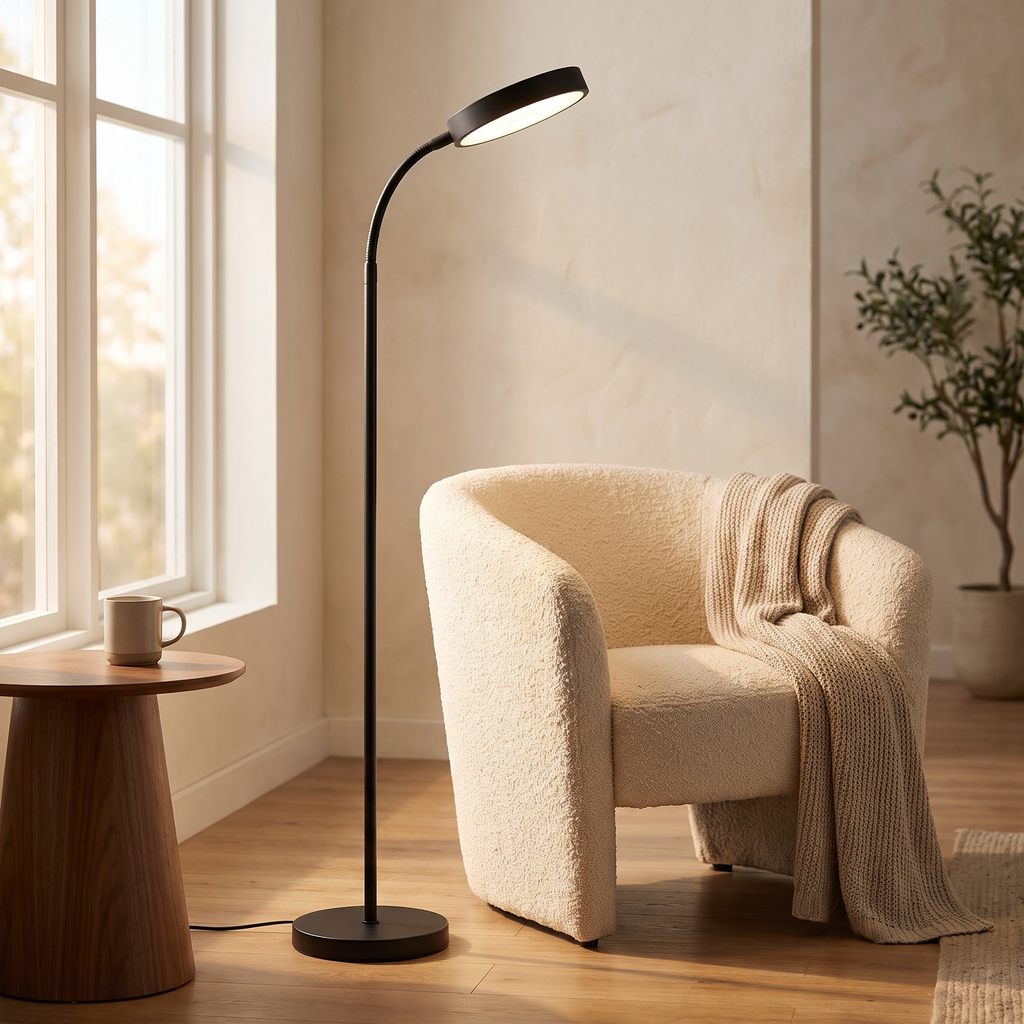 Gooseneck Reading Floor Lamp lifestyle