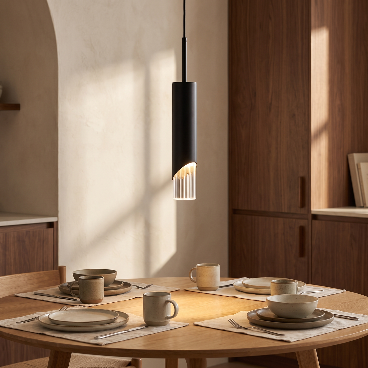 Slim Cylinder Pendant Light lifestyle