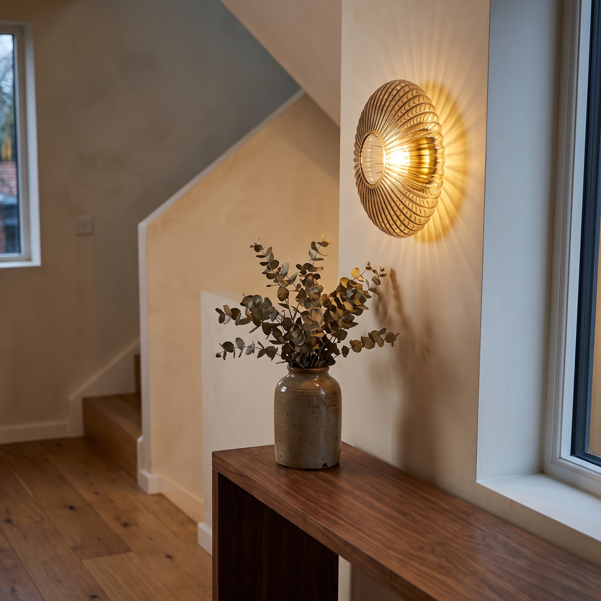 Fluted Glass Wall Light lifestyle 3