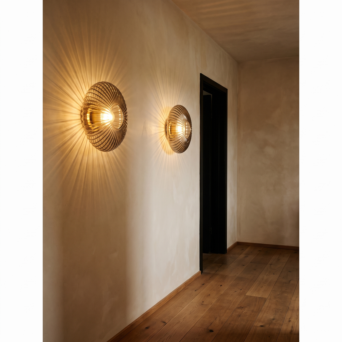 Fluted Glass Wall Light lifestyle 2
