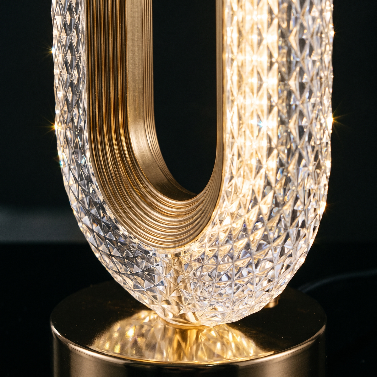 Cordless Crystal Ring Table Lamp lifestyle 4