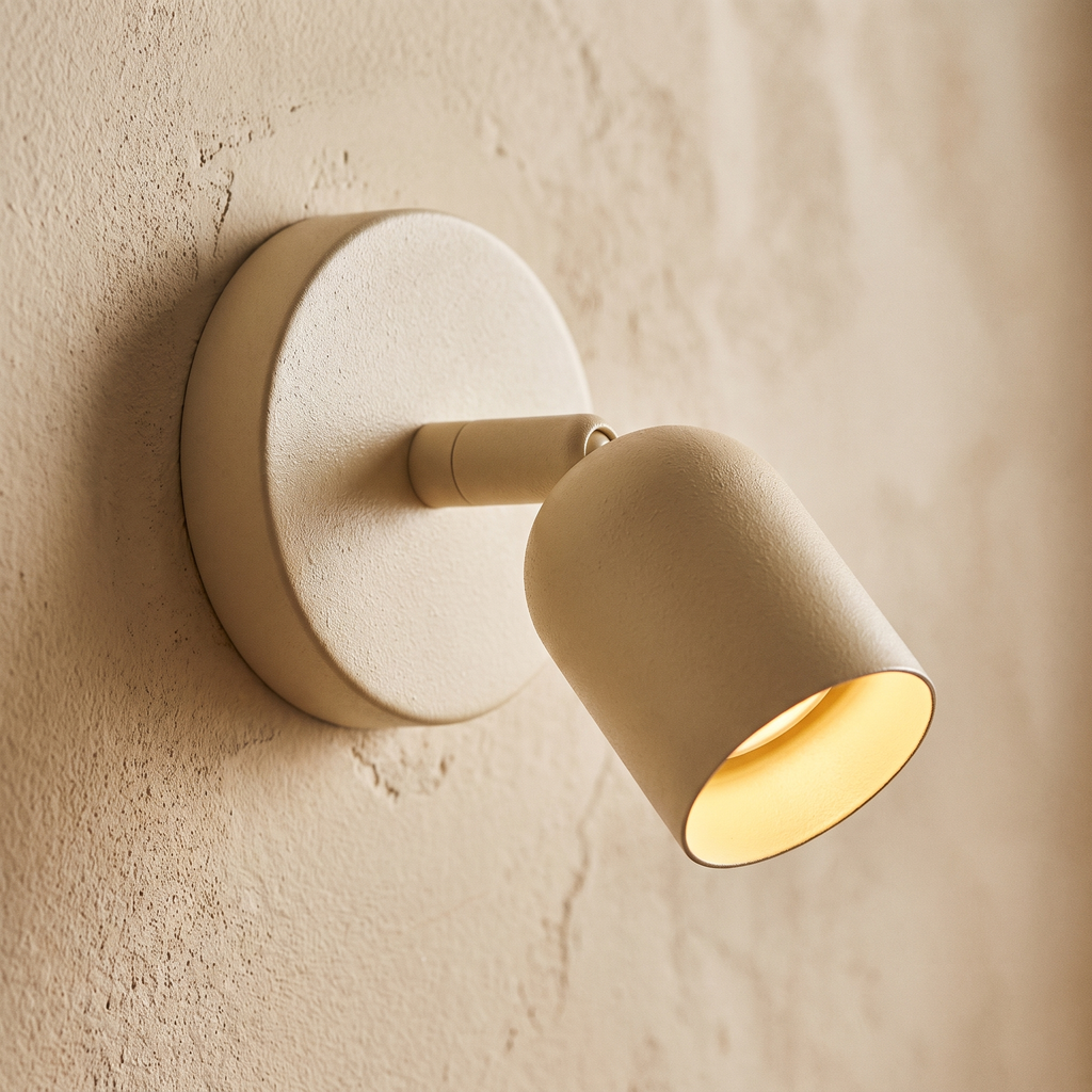 Adjustable Cream Wall Reading Light lifestyle 4