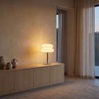 Stacked Opal Mushroom Table Lamp lifestyle 1