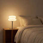 Stacked Opal Mushroom Table Lamp lifestyle 2