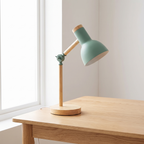 Nordic Wood Turn-Head Desk Lamp lifestyle 4