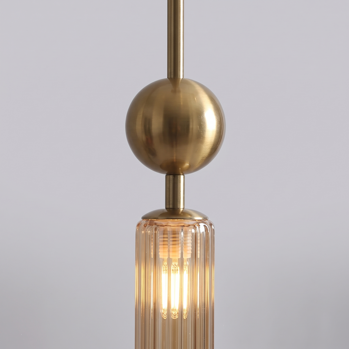 Fluted Glass Rod Pendant Light lifestyle 4