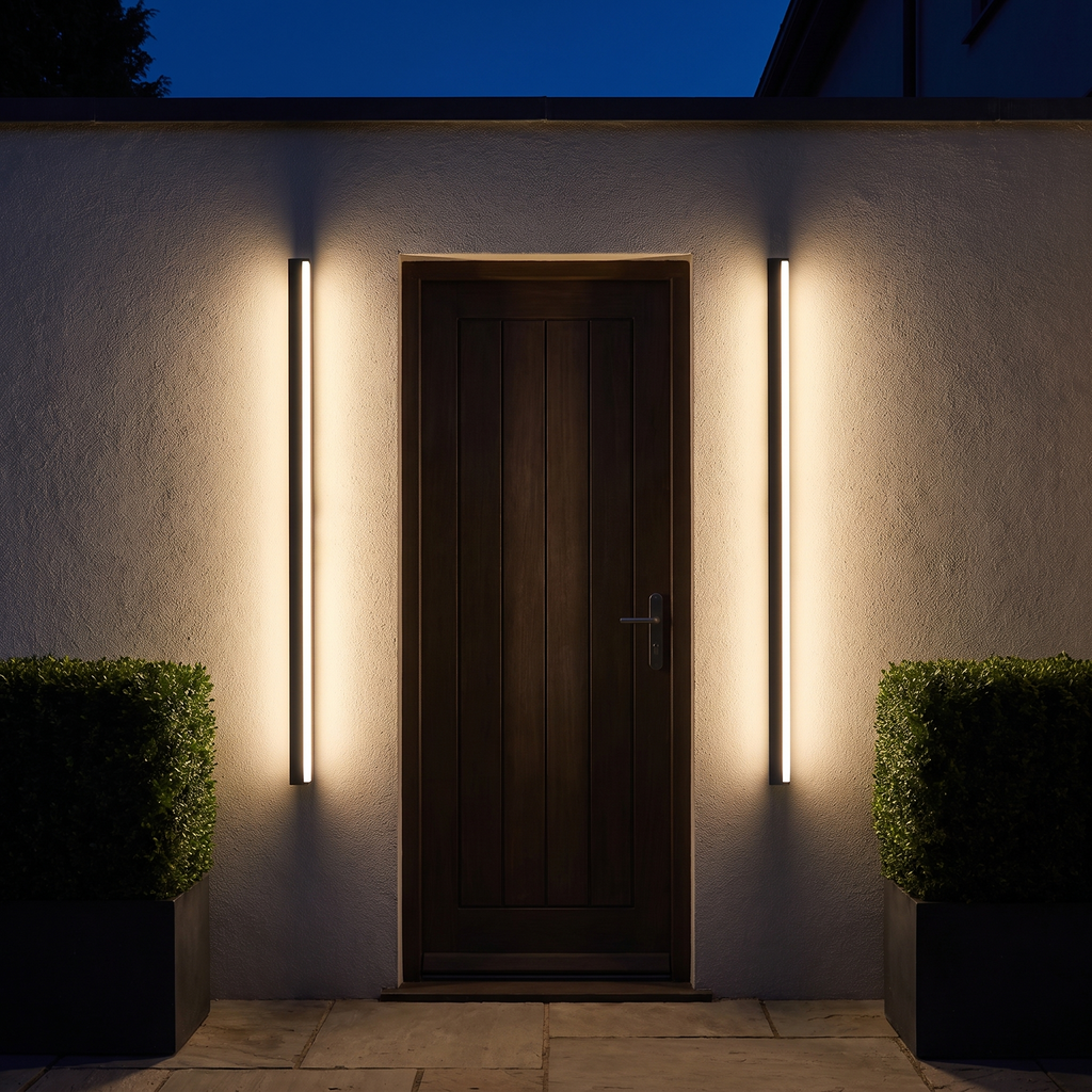 Slim Linear LED Wall Light 55cm lifestyle 1