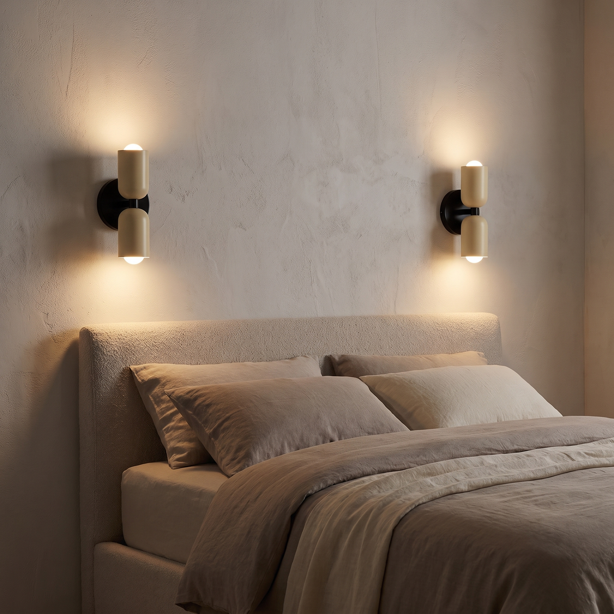 Two-Tone Cylinder Up and Down Wall Sconce lifestyle 2