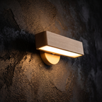 Solid Wood Rechargeable Reading Wall Sconce, Touch Dimmable lifestyle 4