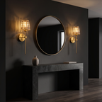 Cordless Crystal Shade Rechargeable Wall Sconce lifestyle 2