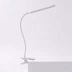 Gooseneck Clip Desk Lamp on white background