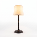 Dimmable Cordless Table Lamp in black on white background