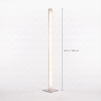 Minimalist LED Corner Floor Lamp dimensions: 63 in tall