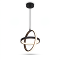 Double Ring LED Pendant Light on a white background