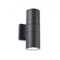 Cylinder Up & Down Outdoor Wall Light on a white background