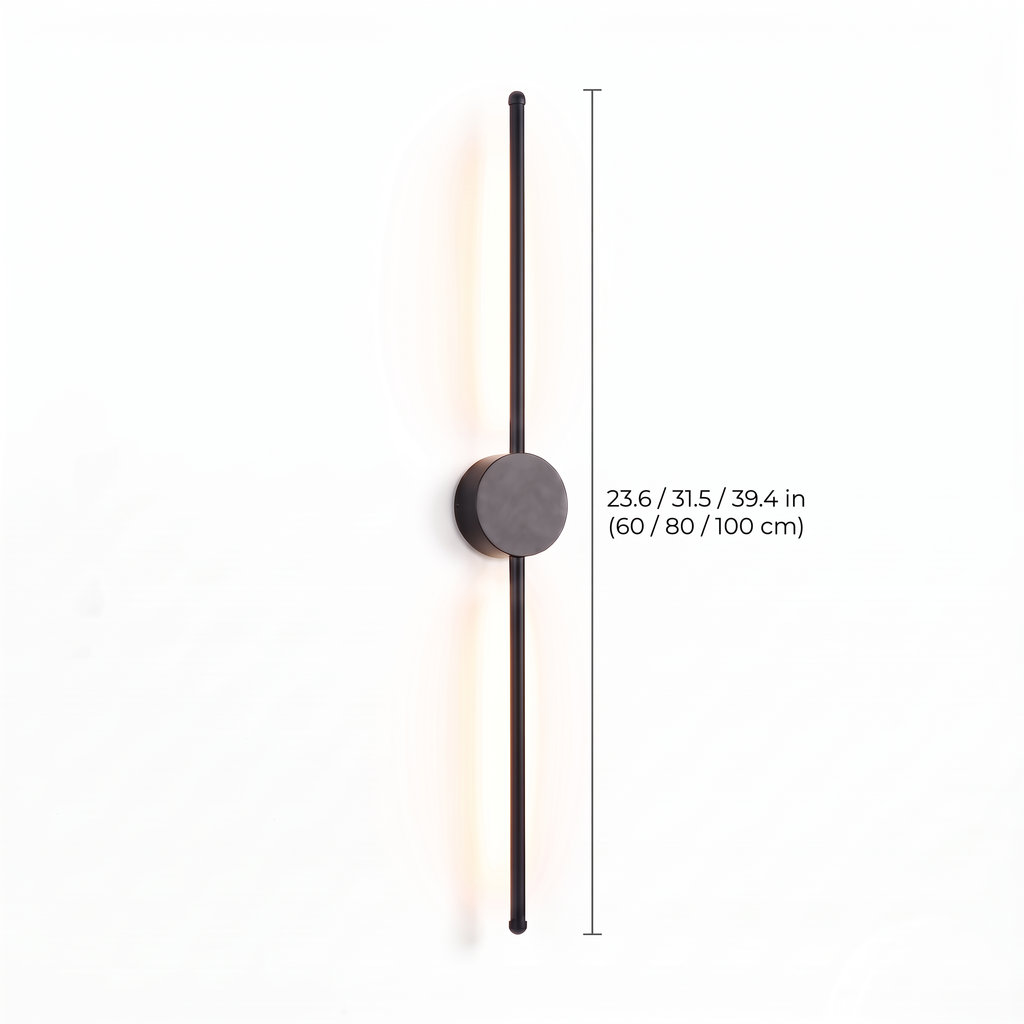 Long Bar LED Wall Light dimensions