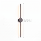 Long Bar LED Wall Light dimensions