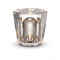 Cordless Crystal Table Lamp on white background