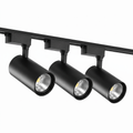 Black LED Track Lighting Kit on white background
