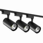 Black LED Track Lighting Kit on white background