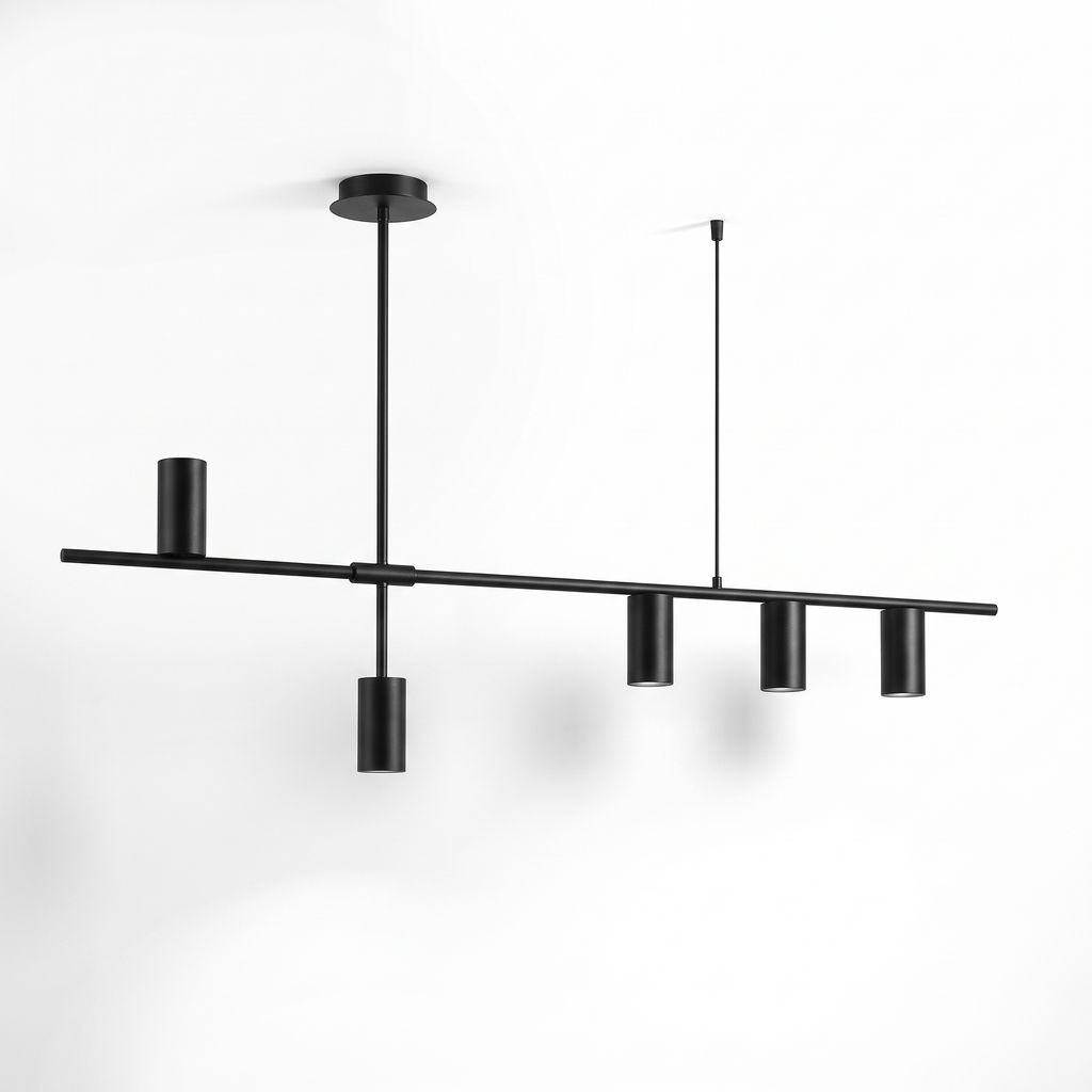 Linear Spotlight Pendant Light on white background