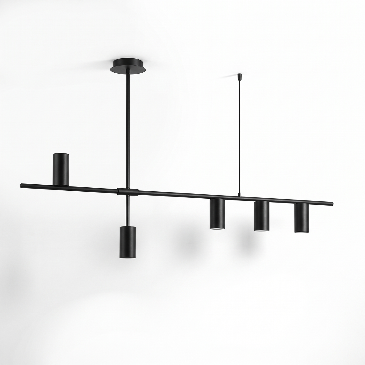 Linear Spotlight Pendant Light on white background