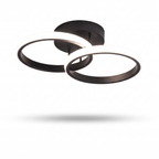 Double Ring LED Ceiling Light on white background