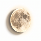 Moon Wall Lamp on white background