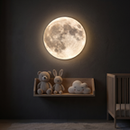 Moon Wall Lamp in a calm children's bedroom